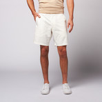 8" Inseam Twill Shorts // White (36)