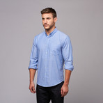Long Sleeve Oxford Shirt // Blue (S)