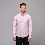 Long Sleeve Oxford Shirt // Pink (S)