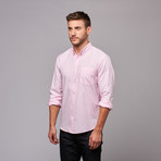 Long Sleeve Oxford Shirt // Pink (L)