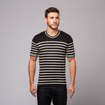 Breton Stripe Knit // Black + White (XL)