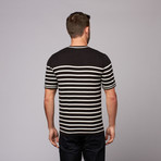 Breton Stripe Knit // Black + White (L)
