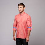 Reichardt Threads // Cutler Button Down Shirt // Red Chambray (XL)