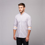 Reichardt Threads // Sir Charles Button Down Shirt // Grey Check (2XL)