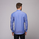 Reichardt Threads // Samame Button Down Shirt // Blue Chambray (L)