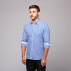 Reichardt Threads // Bettner Button Up Shirt // Blue Check (XS)