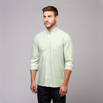 Reichardt Threads // Life's A Hike Button Down Shirt // Light Green (2XL)