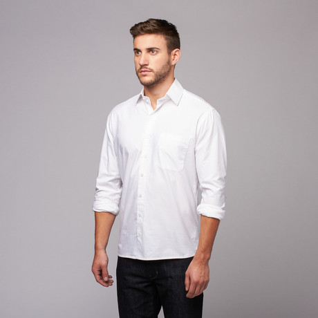 Reichardt Threads // Codeman Button Up Shirt // White (XS)