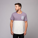 Bolt Patchwork Tee // Grey (S)