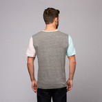 Prado Contrast Fabric Crew // Grey (M)