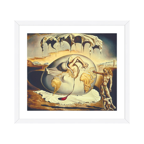 Salvador Dali //  Geopoliticus Child Watching the Birth of the New Man (14.13"L x 15.38"W)