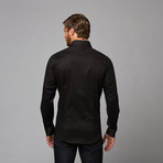 Slim Fit Button Up Shirt // Black (S)