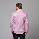 Slim Fit Button Up Shirt // Lavender (L)