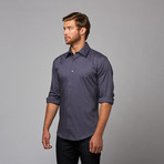 Slim Fit Button Up Shirt // Grey (M)