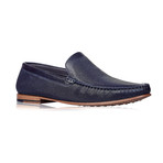 BUB Shoes // Textured Loafer // Navy (Euro: 40)