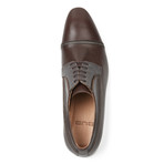BUB Shoes // Zipper Cap Toe Oxford // Brown (Euro: 40)