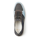 BUB Shoes // Leather + Suede Sneaker // Blue (Euro: 40)