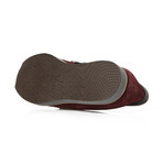 BUB Shoes // Leather + Suede Two-Tone Sneaker // Maroon (Euro: 40)