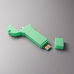 bKey Battery Booster // Green (Micro USB)