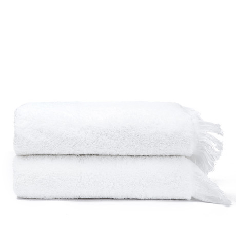 Face Towel 1 // Set of 2 // Smooth (White)