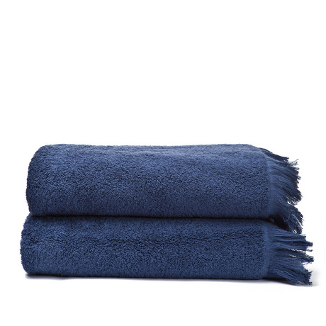 Bath Towel // Set of 2 // Smooth (White)