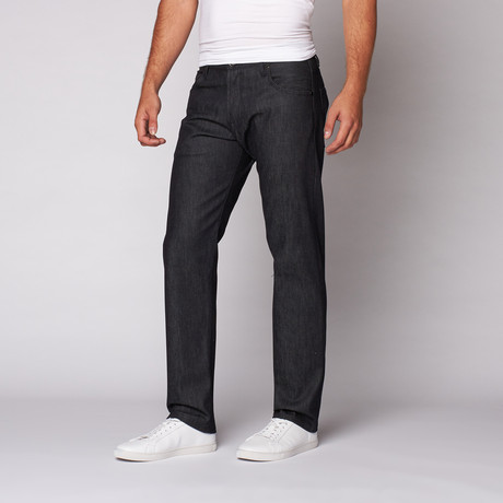Relaxed Fit Denim // Ruthenium Plated Hardware (28WX32L)