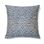 Decorative Cushion Cover // Blue + Beige (15.7"L x 15.7"W)