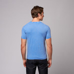 Thermal Shoulder T-Shirt // Blue (S)