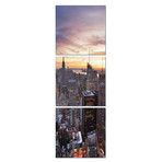 NYC Skyline Vertical (20"W x 20"H x 0.5"D)