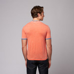 Burnout Crew Neck Pocket T-Shirt // Orange (XL)