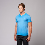 V-Neck Pocket T-Shirt // Bright Blue (2XL)