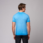 V-Neck Pocket T-Shirt // Bright Blue (2XL)