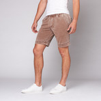 Burnout Shorts // Golden Brown (2XL)