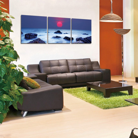 Deep Ocean Blue (60"W x 20"H)