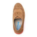 Anthony Miles // Clipstone Suede Wingtip Brogue // Tan (Euro: 41)