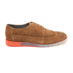 Anthony Miles // Clipstone Suede Wingtip Brogue // Tan (Euro: 41)