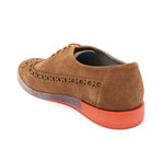 Anthony Miles // Clipstone Suede Wingtip Brogue // Tan (Euro: 41)