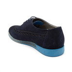 Clipstone Suede Wingtip Brogue // Deep Blue (Euro: 41)