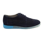 Clipstone Suede Wingtip Brogue // Deep Blue (Euro: 41)