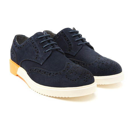 Brooke Suede Brogue // Deep Blue (Euro: 41)