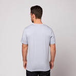 Rorschach Inkblot Tee // Light Blue (L)