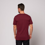 Leo Astrological Tee // Maroon (S)