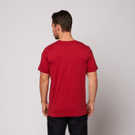 Vintage Fox Tee // Cardinal (S)