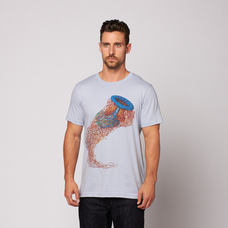 Jellyfish Tee // Light Blue (S)