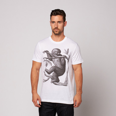 Extinct Sloth Tee // White (S)