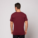 Satellite Tee // Maroon (S)