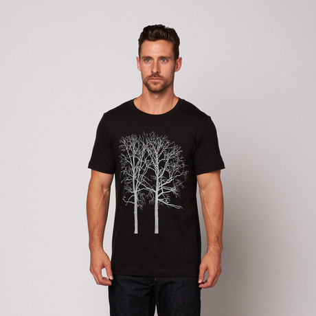 Two Trees Ink Tee // Black + White (S)