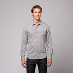 Tailored Shirt // Blue Linen (L)