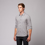 Tailored Shirt // Blue Linen (L)