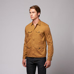 Denim Twill Worker Pocket Jacket // Khaki (XS)